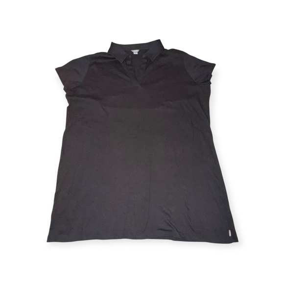 EDDIE BAUER Women's Thistle Textured Short-Sleeve Dress XXL Black - Picture 8 of 13